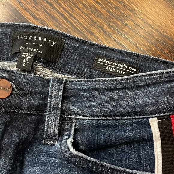 Sanctuary Jeans w/ side stripe - Picture 3 of 5